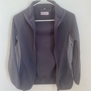 White cross fleece jacket